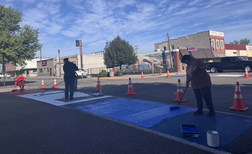 Downtown crosswalk design gets refreshed