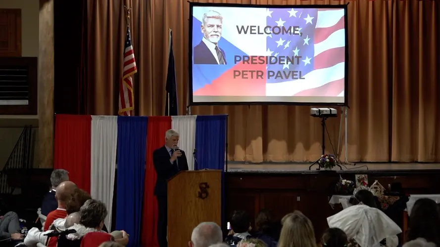Petr Pavel, President of Czechia, welcomed to Wilber, the Czech Capital of the U.S.