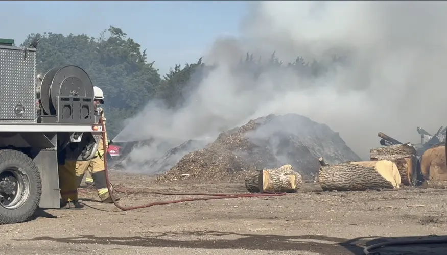Brush fire complicates Auburn disaster recovery