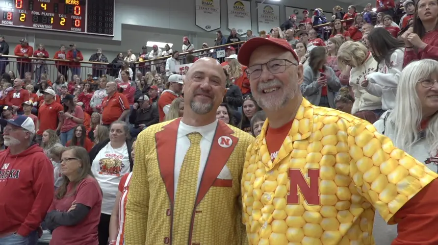 Fans brave cold for Huskers in Chadron