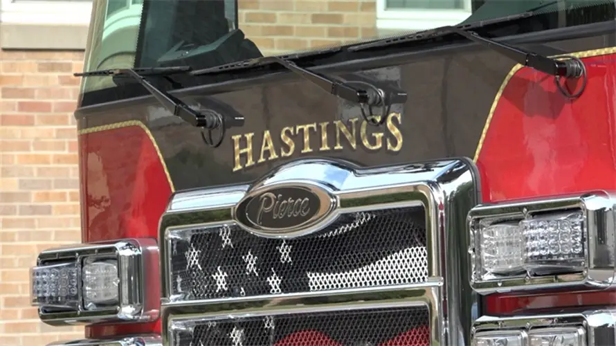 Fire burns 2-3 acres on north edge of Hastings