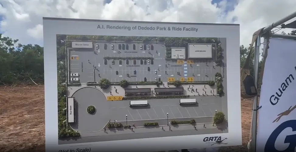 Ground broken for Dededo Park & Ride Northern Terminal