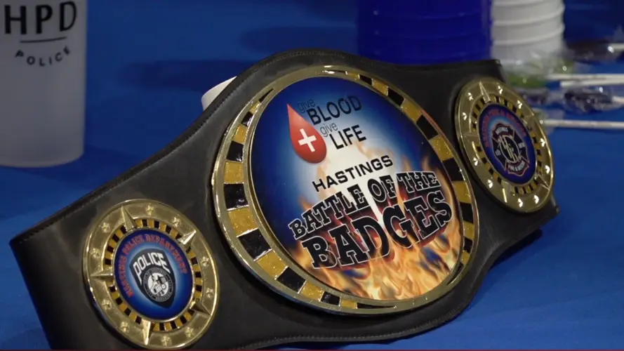 Annual ‘Battle of the Badges’ Blood Drive Concludes in Hastings
