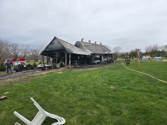 Afternoon shed fire in Wisner ruled a total loss