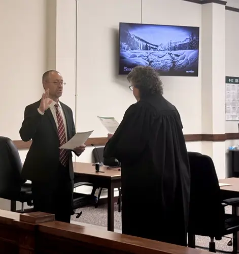James Lucero sworn in as Kimball Chief of Police
