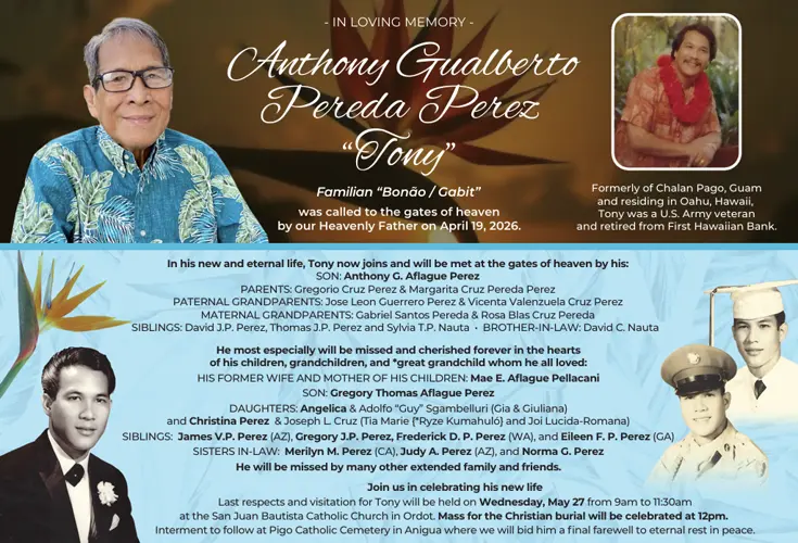 Anthony Gualberto Pereda Perez "Tony"