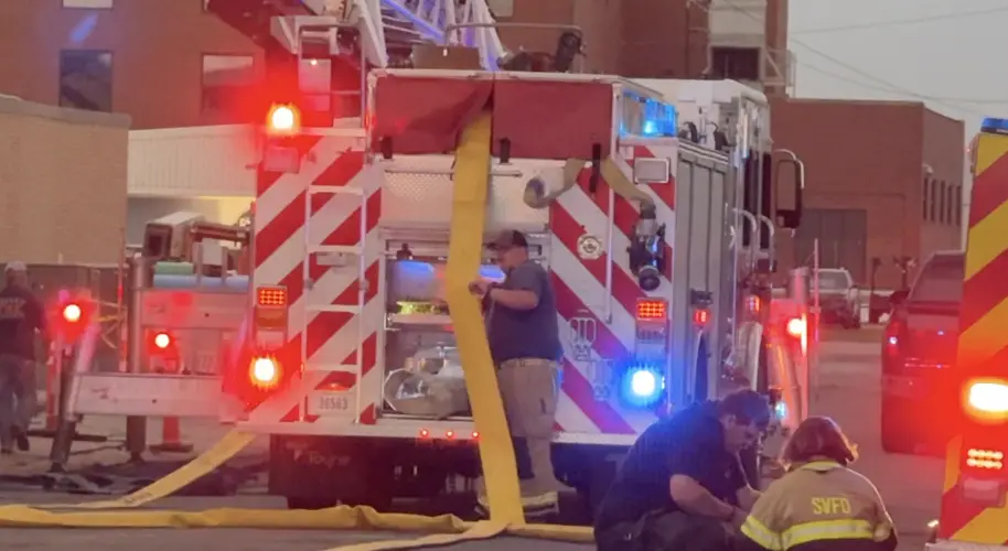 Fire extinguished at former city power plant