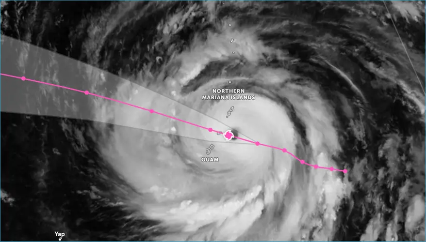 Conditions Continue to Deteriorate as Super Typhoon Bavi Nears Marianas; Guam in COR 1; Remain Indoors