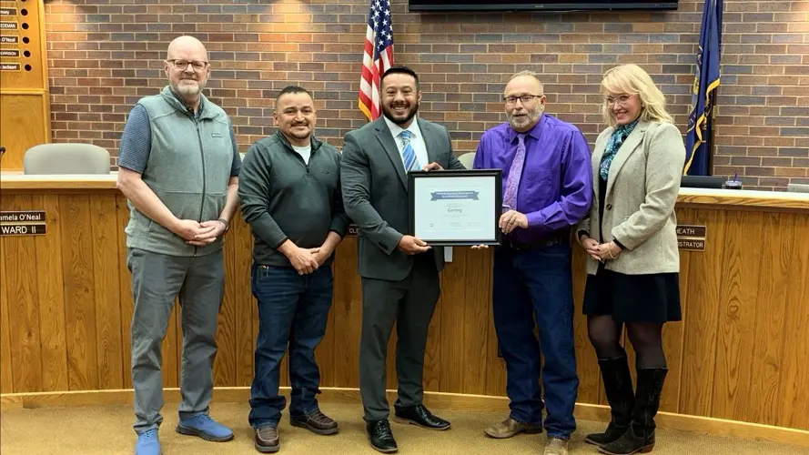 Gering leaders recognized for success in the Economic Development Certified Community program