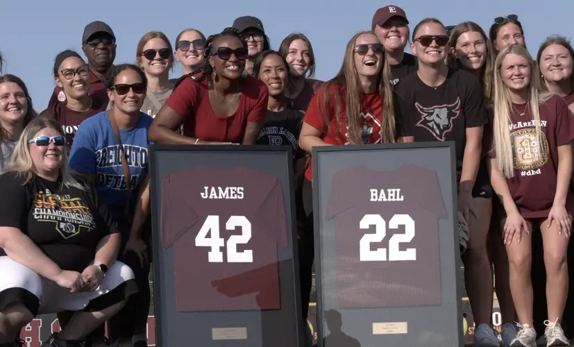 Papillion-La Vista retires numbers of Jordy Bahl, Peaches James