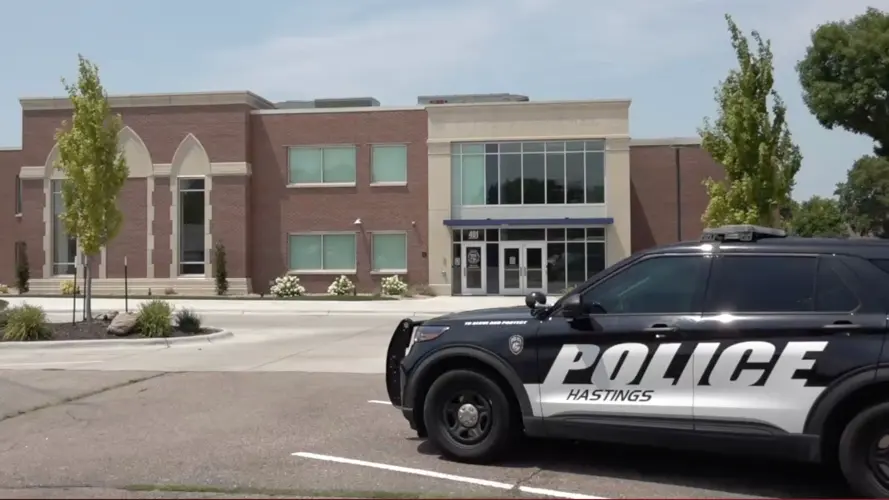 Hastings Police Conduct Active Threat Training at St. Cecilia
