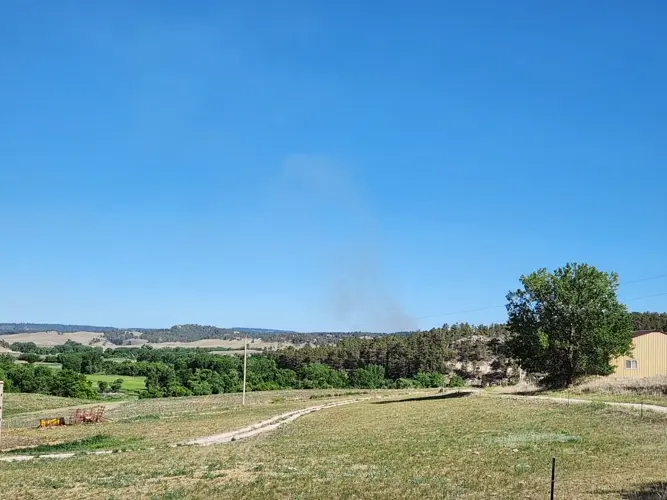 Firefighters make progress on nearly 30-acre fire near Crawford