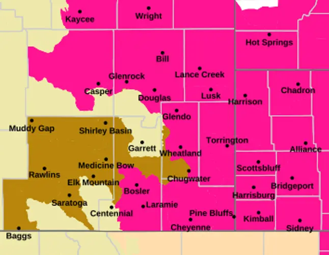 Red Flag Warning in effect across Nebraska Panhandle, southeast Wyoming