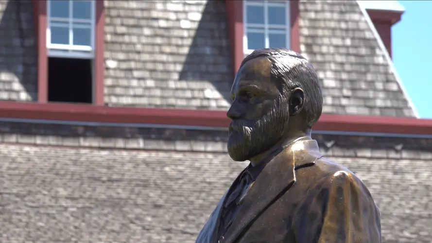 New bronze statue at Neligh Mill keeps town's history alive