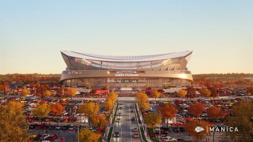 Chiefs unveil first renderings of new $3 billion domed stadium set to open in 2031