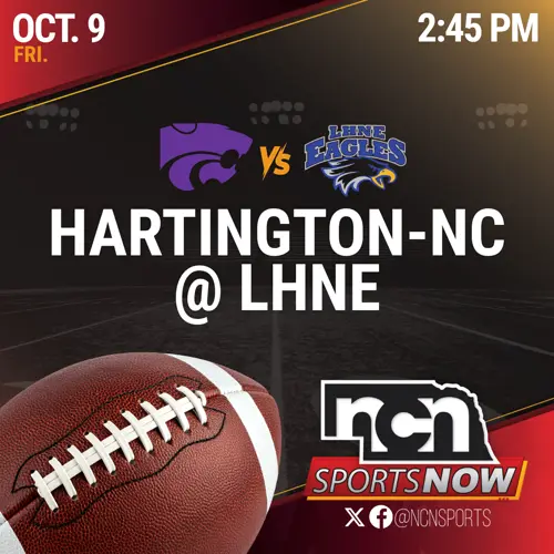 OCT 9 (6:45 PM CT) - Hartington-Newcastle vs Lutheran High NE (NCN TV - North))