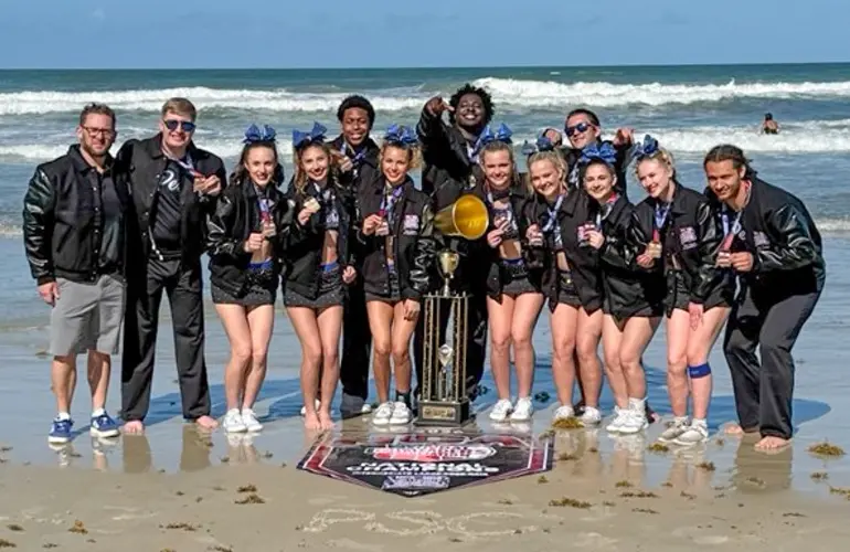 Peru State wins national crown in competitive cheer