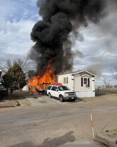 Dog deceased, one person injured in Sterling structure fire Tuesday