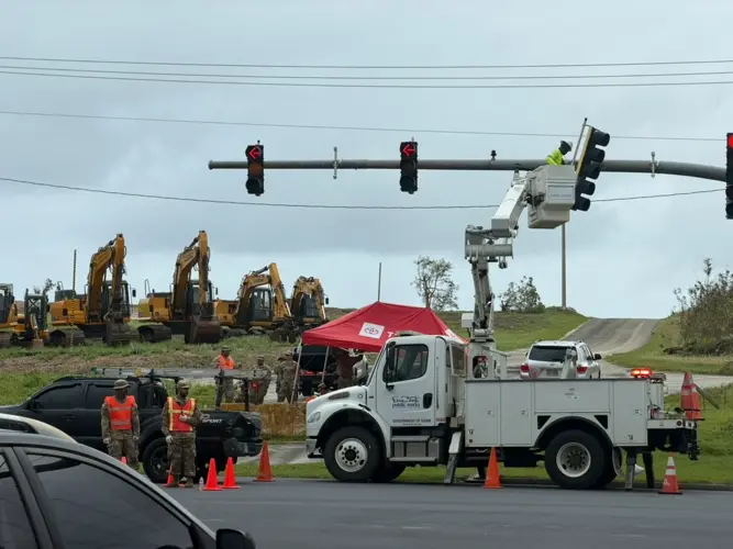 Traffic safety during typhoon recovery