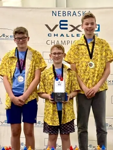 Nebraska 7th grade student showcases robotics skills