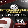 OCT 10 (3 PM CT) - Centennial Conference Championship (NCN TV)