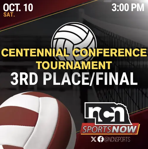 OCT 10 (3 PM CT) - Centennial Conference Championship (NCN TV)