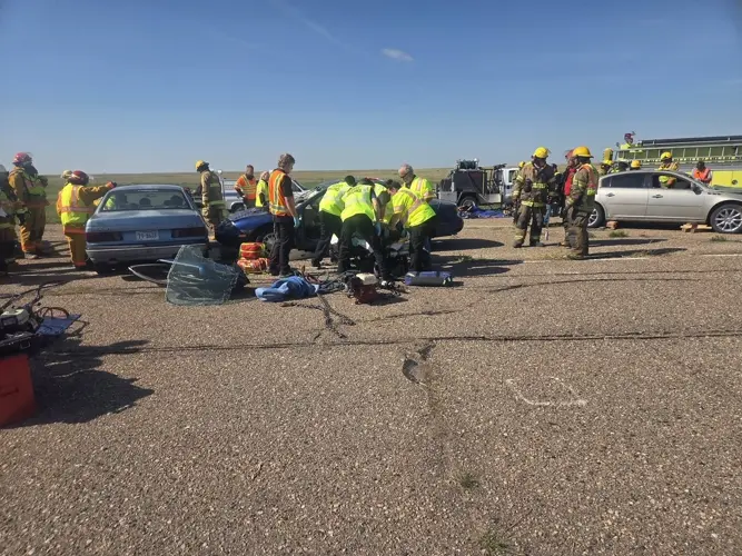 Kimball County first responders participate in mock training