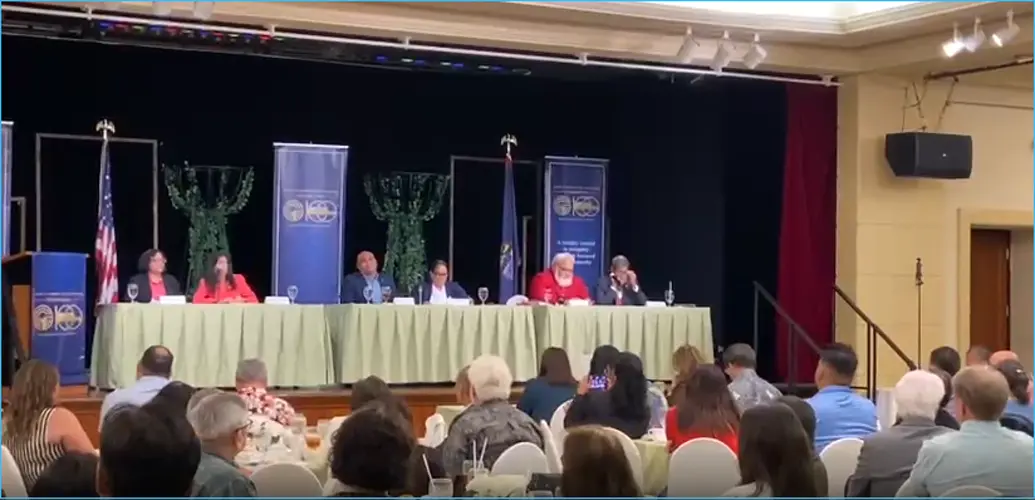 Dems for Adelup face sharp questions from private sector in Chamber of Commerce forum