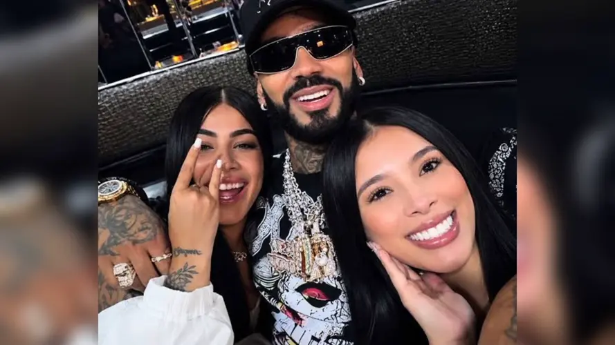 Anuel AA, Yailin y la novia del cantante sorprenden juntos de fiesta