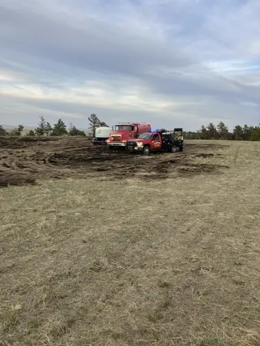 Rekindle grows Graduation Fire to more than 100 acres in Banner County
