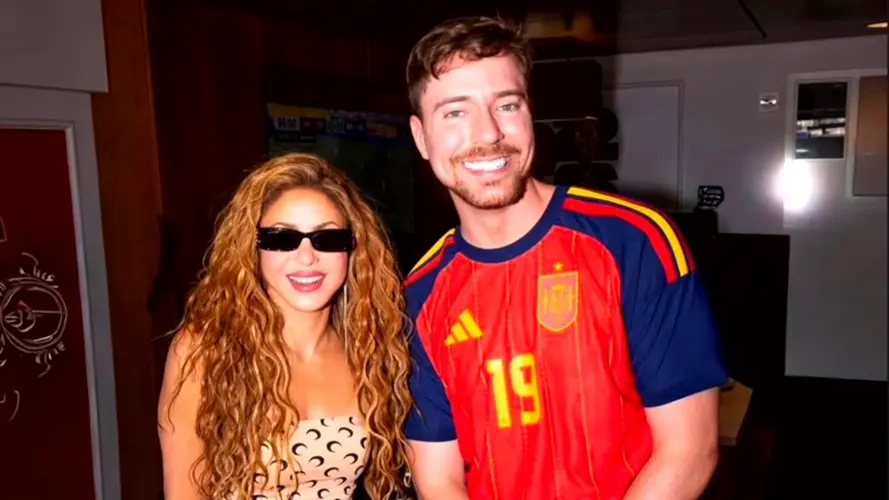 Shakira y MrBeast podrían unir fuerzas para construir escuelas en Colombia
