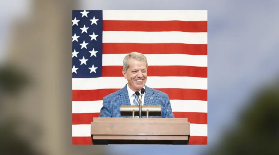 Pillen delivers closing address to Nebraska Legislature