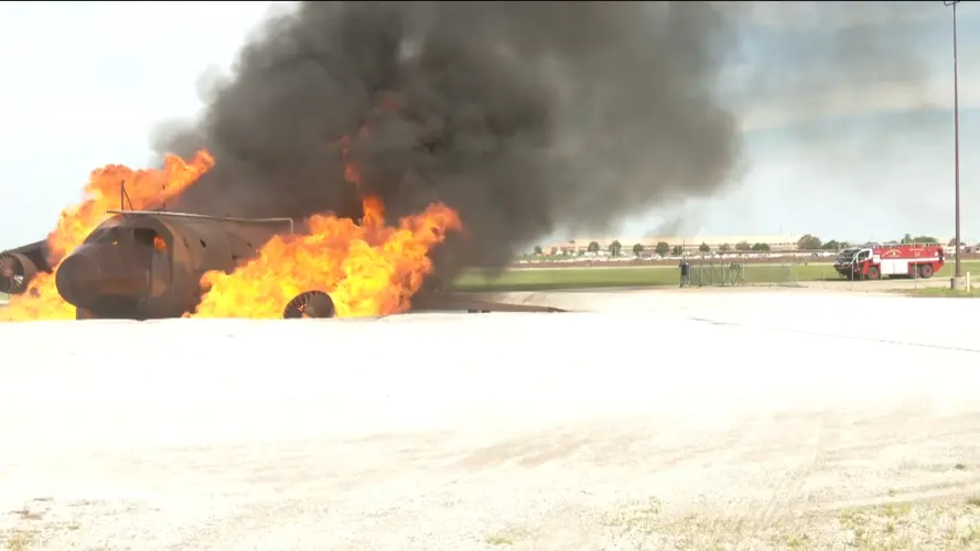 Offutt Air Force Base, local emergency groups stage mass casualty exercise