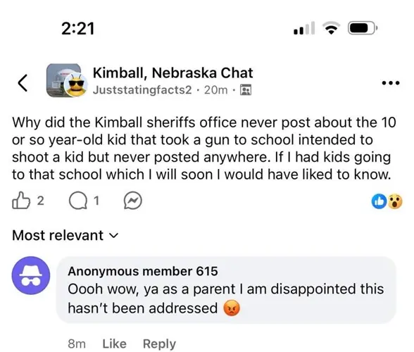 Kimball Public Schools says rumored school threat did not occur