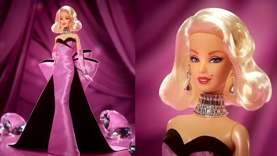 Barbie revive el glamour de Marilyn Monroe con nueva muñeca