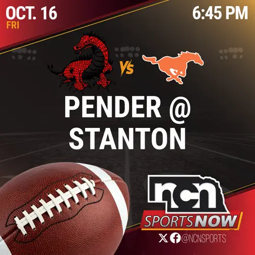 OCT 16 (6:45 PM CT) - Pender vs Stanton (NCN TV - NORTH)