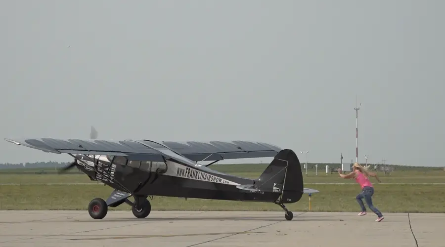 “Plane Theft” Turns Heads at Valentine Air Show
