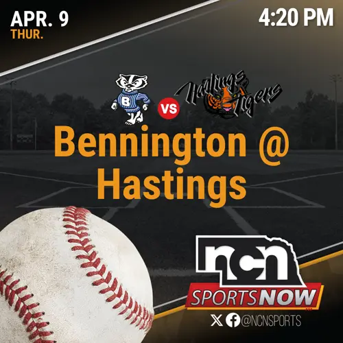 APRIL 9 (4:20 PM CT) - Bennington vs Hastings (NCN TV)