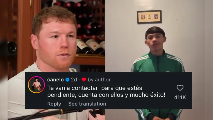 Canelo Álvarez apoyará a joven boxeador para representar a México