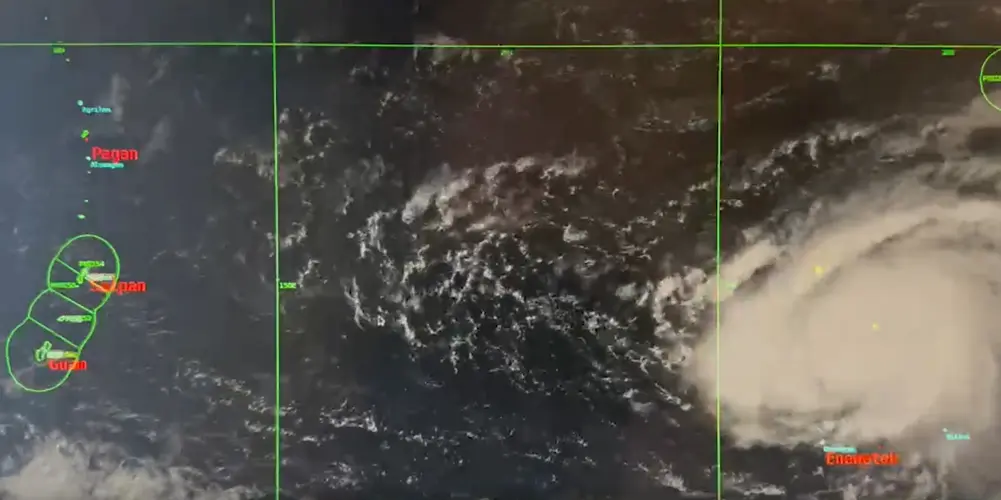 Typhoon In-Fa tracks towards Marianas just a week after Champi
