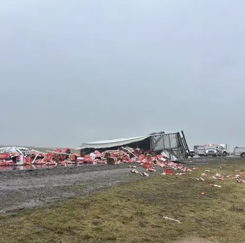 Driver cited for careless driving following semi accident
