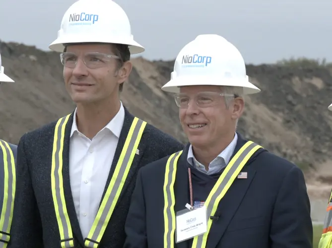 US Secretary of Energy Chris Wright, EX-IM Bank Chairman John Jovanovic visit Elk Creek Project