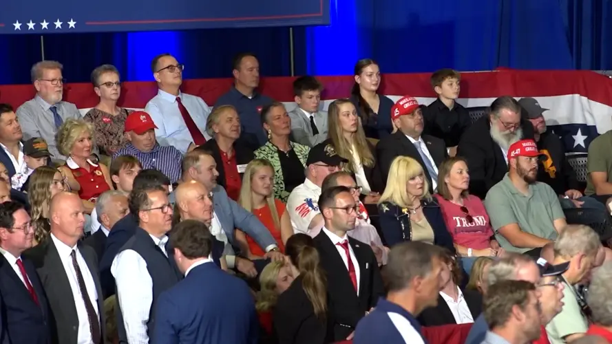 La visita del presidente Donald Trump a Nebraska