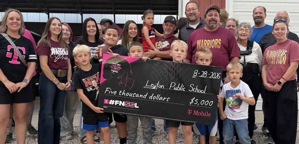 Leyton Schools celebrate T-Mobile $5k grant