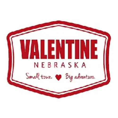 Temporary road closure notice in Valentine