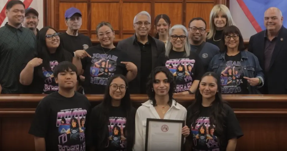Dancer Josiah Duenas presented with resolution