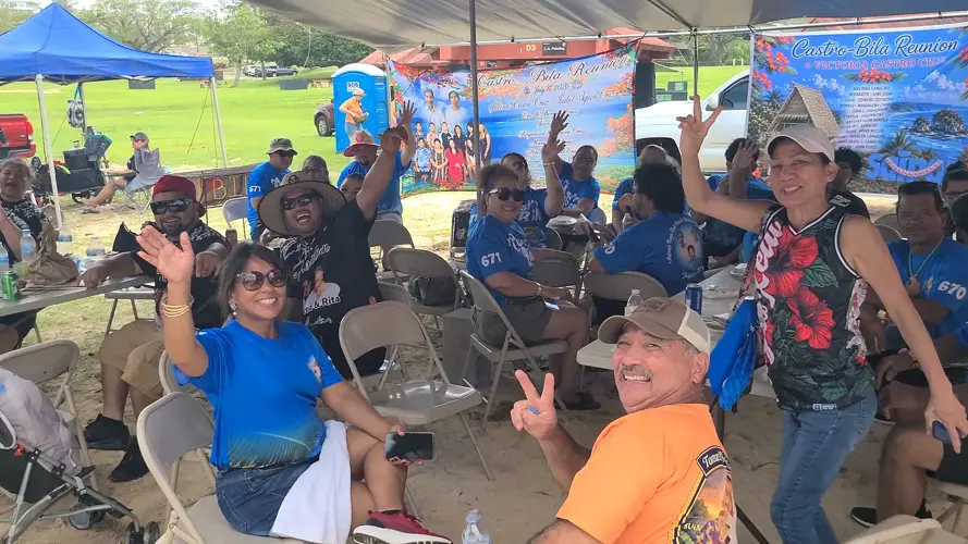 Castro, Bila & Ayuyu families hold huge reunion at Ypao Beach