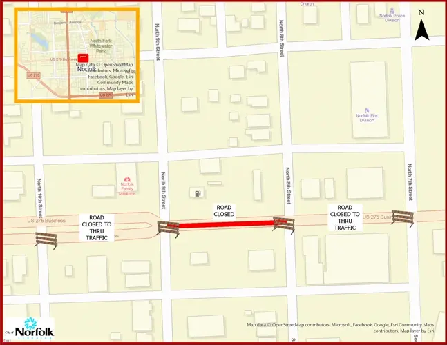 Norfolk Avenue to close for River Point District gateway sign installation