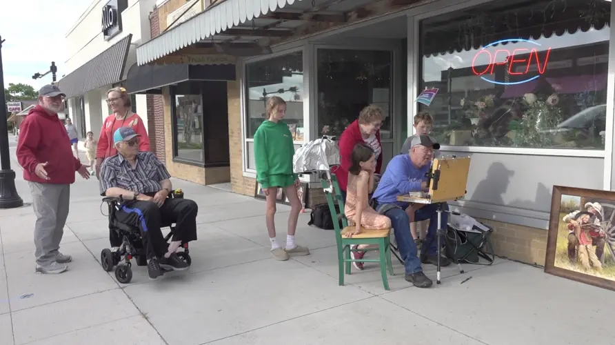 Art, music and poetry create connection in downtown Valentine