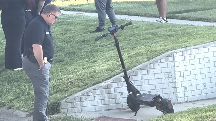 Police chief reacts to scooter crash with call for safety